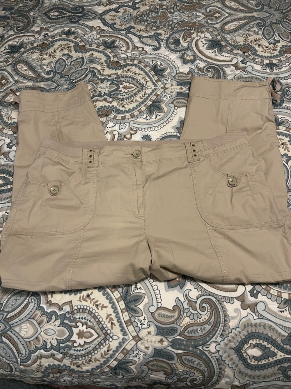 Chico's Light Beige Pull-On Pants